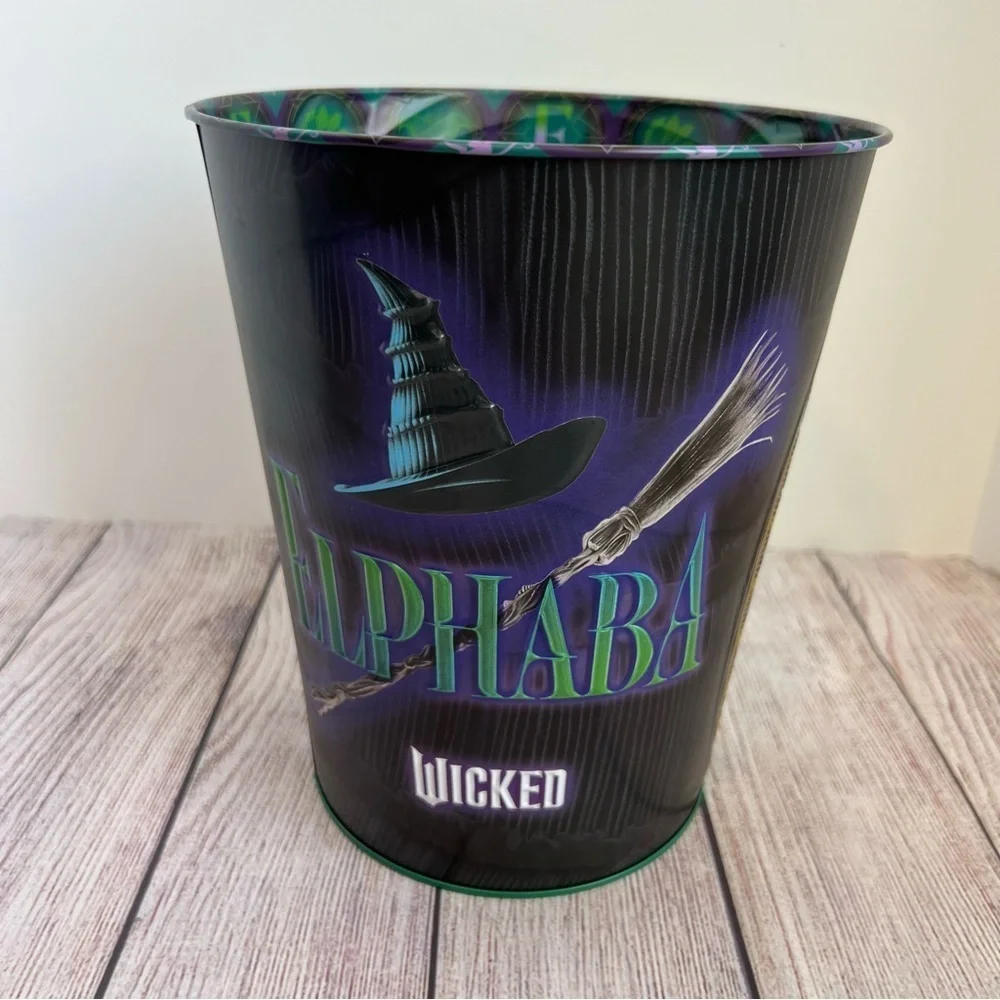 WICKED Movie Promo Popcorn Tin Bucket Elphaba